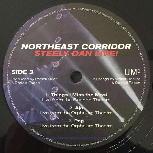 Steely Dan – Northeast Corridor: Steely Dan Live! (2 LP)
